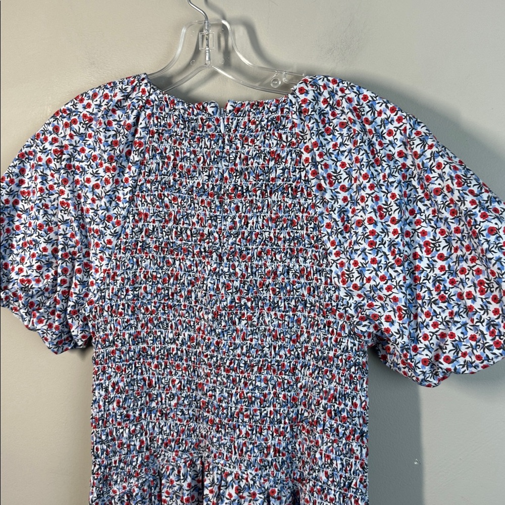 J.Crew Poppy Cotton Poplin Meadow Midi Dress Size ST - Picture 15 of 16
